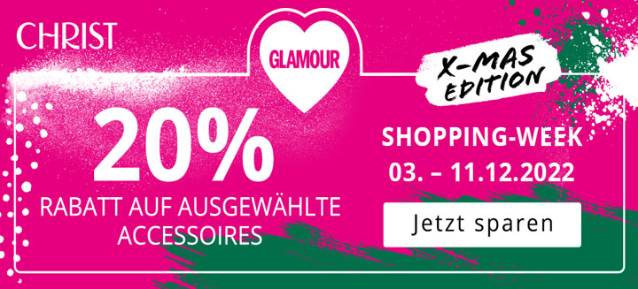 Glamour Shopping Week Xmas: Christ 20% Rabattcode