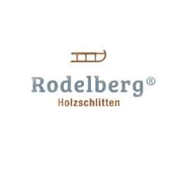 Rodelberg Holzschlitten